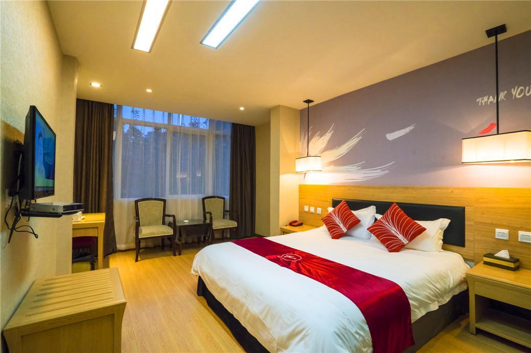 Thank Inn Chain Hotel Sichuan Guangan Wusheng County Hongwu Avenue Exterior photo