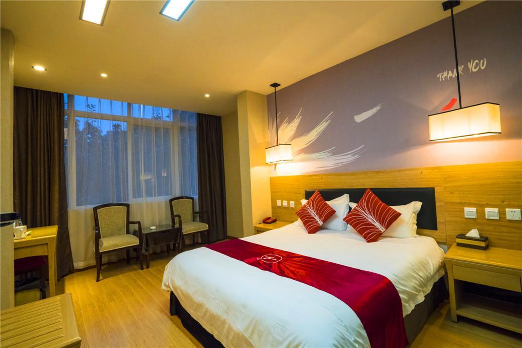 Thank Inn Chain Hotel Sichuan Guangan Wusheng County Hongwu Avenue Exterior photo
